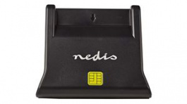 CRDRU2SM3BK, Smart Card Reader for Desktop USB 2.0 Black, Nedis (HQ)