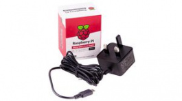 KSA-15E-051300-HX, UK, BLACK, Raspberry Pi - Charger, 5V, 3A, USB Type-C, UK Plug, Black, Raspberry