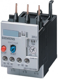 3RU1126-1KB0, Тепловое реле; Размер: S0; Вспомогательные контакты: NC, NO, Siemens