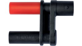 SABNC 7006 / F / SW, BNC safety adapter diam. 4 mm Black, Schutzinger