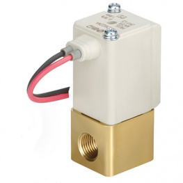 VDW24PA, Solenoid Valve 24 VDC 133 Pa...1.0 MPa 2/2 Opener (N.C.), SMC PNEUMATICS