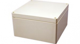 1554S2GY, Watertight PC Enclosure, 160 x 160 x 90.5 mm, Grey, Polycarbonate, IP66, Hammond