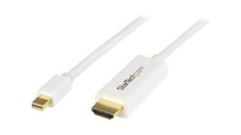 MDP2HDMM1MW, Video Cable, Mini DisplayPort - HDMI Plug, 3840 x 2160, 1m, StarTech.com