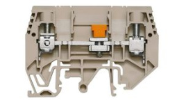 1934810000, Test Disconnect Terminals, 630V, 41A, 2 Poles, 6mm\x1a, Screw, Dark Beige, Weidmuller