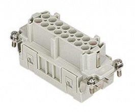 CMSEF 06, CMSE, 6 poles + earth, female insert, with female contacts, silver plated, ILME