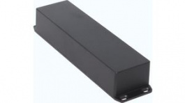 1590BXFLBK, Diecast Enclosure with Flanged Lid, 70 x 254 x 50 mm, Aluminium, Black, Hammond