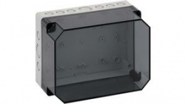 10701101, Plastic Enclosure With Metric Knockouts, 254 x 180 x 137 mm, Polystyrene, IP66, , Spelsberg