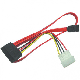 B-SP1507, SATA cable data + power 15 cm, Maxxtro