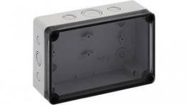 10601401, Plastic Enclosure With Metric Knockouts, 180 x 110 x 63 mm, Polystyrene, IP66, G, Spelsberg
