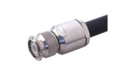 11 TNC-50-7-2/133 NE, RF Connector, TNC, Brass, Plug, Straight, 50Ohm, Solder Terminal, Clamp Terminal, Huber+Suhner