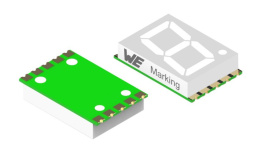 157143V12800, LED Displays & Accessories WL-S7DS Com Anode 35mcd 2V Bright Green, WURTH Elektronik