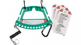 148861, Safety Lock & Tag Carrier; Gree, Brady
