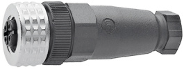 ELKA 4012 PG7, Вилка; M12; PIN: 4; "мама"; код A-DeviceNet / CANopen; на провод, Hirschmann