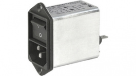 4302.5311, Power inlet with filter 1 A 250 V, Schurter