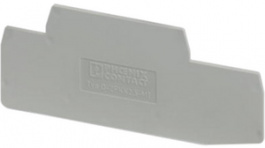 3024151, End plate, grey, Phoenix Contact