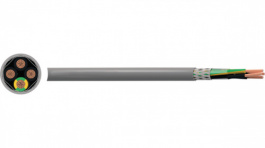 V0303021GR000 [50 м], Control cable, PVC, YSLYCY, Multicore, Flexible, Shielded, 3 x 1 mm2, Grey, 50 m, Veriflex