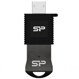 SP008GBUF2TM1V1K, USB Stick OTG Mobile T01 8 GB черный, Silicon Power