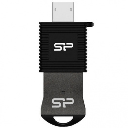 SP008GBUF2TM1V1K, USB Stick OTG Mobile T01 8 GB black, Silicon Power