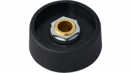 A3140089, Control knob without recess black 40 mm, OKW