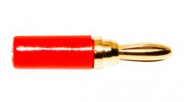 BU-P3690-2 [10 шт], Banana Plug, Red, 5A, 1kV, Gold, Pack of 10 pieces, MUELLER
