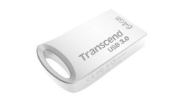 TS64GJF710S, USB Stick, JetFlash, 64GB, USB 3.0, Silver, Transcend