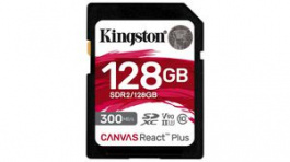 SDR2/128GB, Memory Card, 128GB, SD-Card, 300MB/s, 260MB/s, Kingston