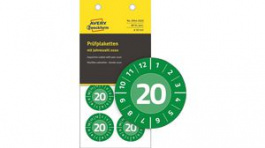 6944-2020, Inspection Plate 2020 Vinyl 30mm Green, Zweckform