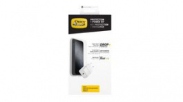 78-80515, Smartphone Kit, Cover, Glass and USB Wall Charger, Transparent/White, Otter Box