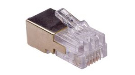01182-001 [10 шт], Shielded RJ12 Plug, 10pcs, Suitable for FA51/FA54/P1214/P1224-E/P1254, AXIS