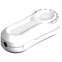 8114-008.01, Dimmer with rotary wheel, 250 VAC, White, interBAR
