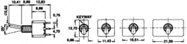 100-SP2-T100B1M1Q0, Тумблер вкл.-(вкл.) 1P, Taiway