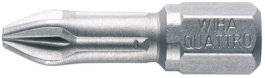 7012ZOT/2-25 PZ, Bit for Phillips cross-head screws 25 mm 2, Wiha