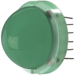 DLC-6SGD, LED; 20мм; зеленый; 40?75мкд; 120°; Кол-во выв: 12; 20мА; 1,85?2,5В, Kingbright