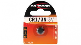 1516-0097, Lithium Button Cell Battery CR1/3N 3V, Ansmann
