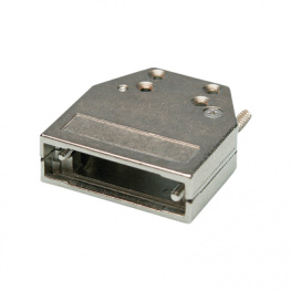 DTZI15-K, Корпус: для разъемов D-Sub; D-Sub HD 26pin, D-sub 15pin; прямой, Encitech Connectors