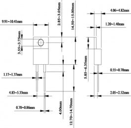 AP836 68R J 100PPM, Power resistor 68 Ohm 35 W +- 5 %, Arcol
