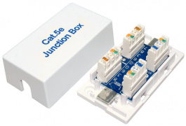 JE316-KDA-CEUS/WH, Junction box Cat.5e unshielded, Maxxtro