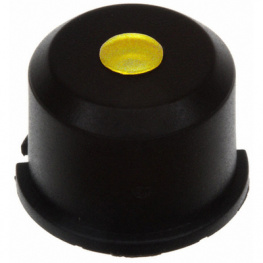 1E094, Cap, round, black for yellow LED yellow, MEC