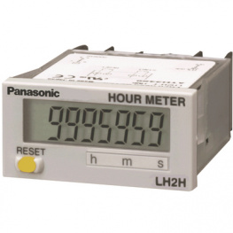 LH2HFEDHKDLJ, Hour Meter 7-Digit LCD 999999.9 h Non-voltage, NPN 4.5...30, Panasonic