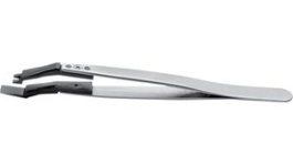 2WFSVR.SA.1, Plastic Replaceable Tip Tweezers Stainless Steel Top Fingers/Stepped Bottom Padd, Ideal-Tek