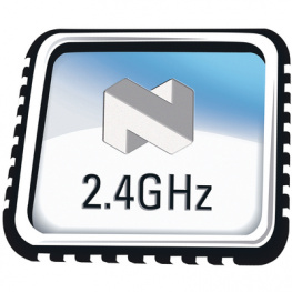 NRF24LE1-F16Q48-T, Radio transceiver, Nordic Semiconductor