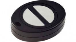 RND 455-00109, Key fob enclosure 55 x 43 x 13.4 mm black ABS, RND Components
