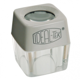 812.01, Настольная лупа; Увел: x8; Диам.линзы:24мм; Мат-л: пластмасса, Ideal-Tek