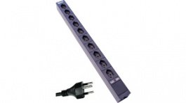 RND 465-00216, PDU 10 x Type T13, Black, Plug T12, RND Connect