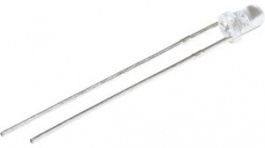 RND 135-00158, LED 3mm Round Blue 3800mcd 468nm, RND Components