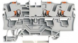 2204-1301, Feedthru Terminal, Cage Clamp, 3 Poles, 0.5 ... 6mm\x1a, Wago
