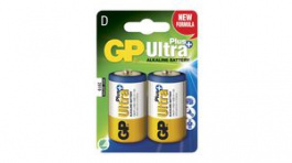 GP 13AUP-C2 / D / LR20 ULTRA PLUS [2 шт], Primary Battery Ultra Plus 1.5V LR20 / D, GP Batteries