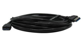 RND 765-00082, USB 3.0 A Plug to USB 3.0 Micro-B Plug Cable 5m Black, RND Connect