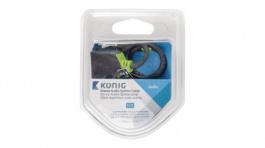 KNA22100E02, Audio cable 0.2 m Anthracite, KONIG