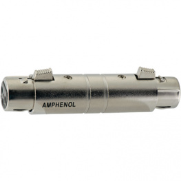 AC3F3FW, XLR, Adapter 3 AC Nickel - Plated, Amphenol